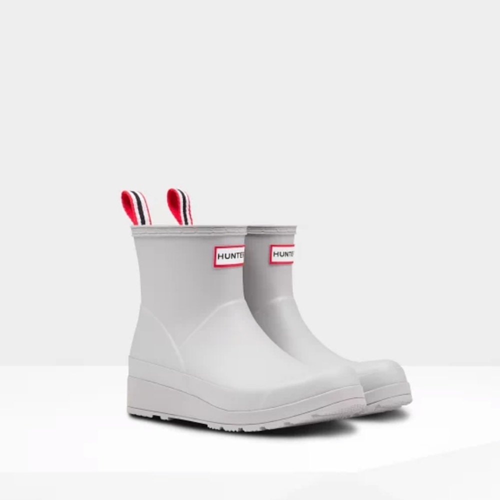 NEW Hunter Short Rain Boots in Zinc Grey - Size 7